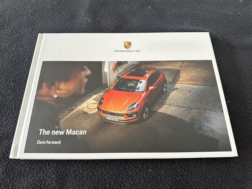 Porsche Macan S & GTS 2022 2023 nuevo con detalle de folleto del paquete catálogo de ventas de Estados Unidos