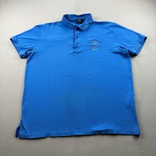 Camisa Polo Paul & Shark Para Hombre Grande Azul Océano Equipo Yate Náutico Deporte Italia