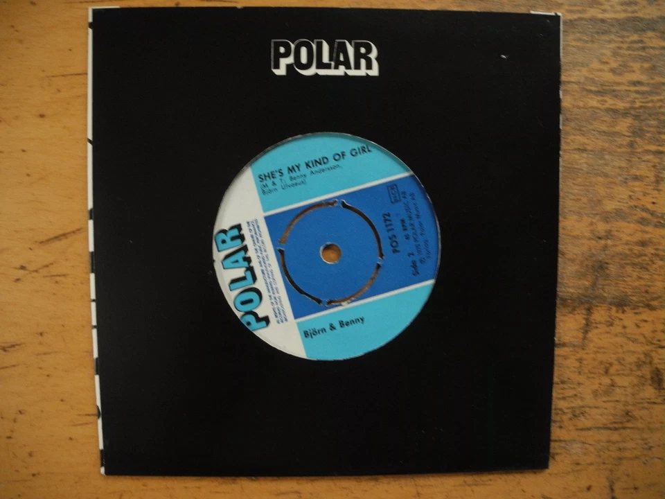 ABBA Ring Ring / She's My Kind Of Girl 45 7" Single 1973 Sweden Polar VG+ - Image 2 of 2