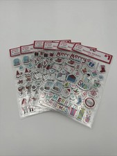 6pk Novelty Christmas Stickers
