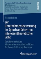 Florian Follert | Zur Unternehmensbewertung Im Spruchverfahren Aus...
