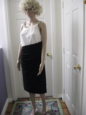 Ralph Lauren Evening Cocktail Dress with Rhinestone Collar NWT Size 12