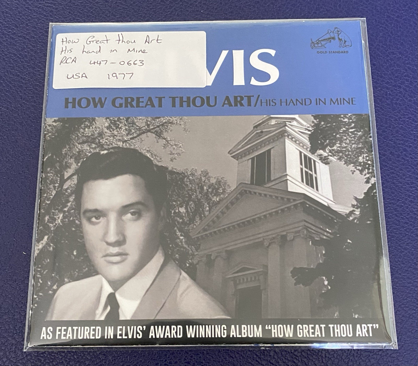 Elvis Presley How Great Thou Art Gold Standard 1977