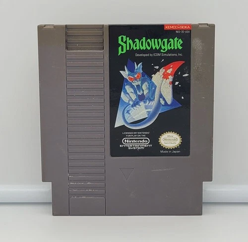 Shadowgate NES Game Cartridge Nintendo Entertainment System 1990 Tested