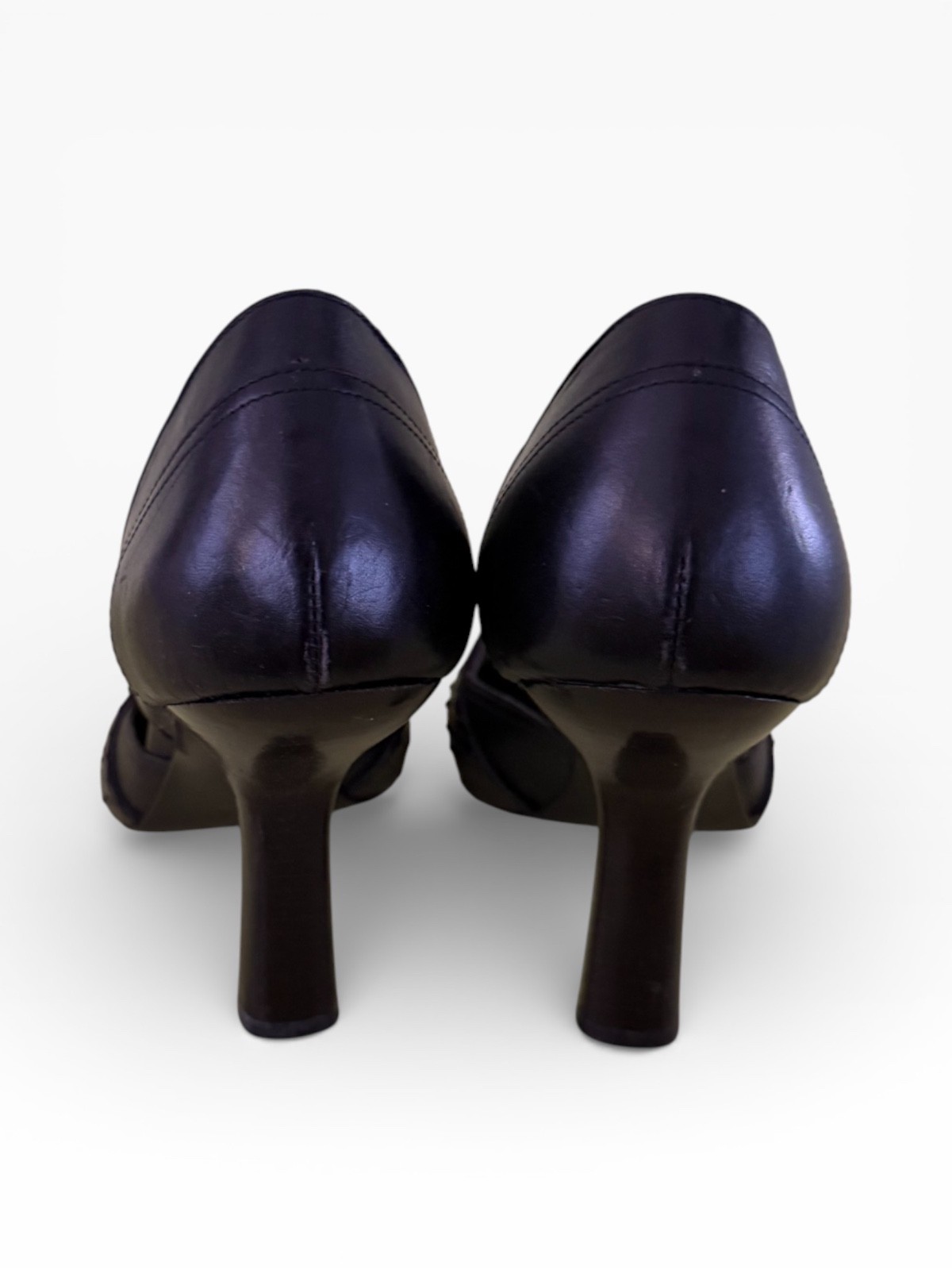 Gucci Python Snakeskin Strap D'Orsay Pumps Black … - image 5