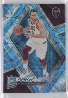 2018-19 Panini Spectra Neon Blue Prizm 34/75 Kevin Love #25 s7f