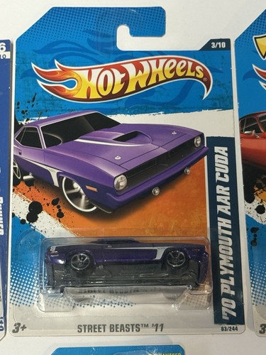 HOT WHEELS LOT OF (10) Dodge & Plymouth - Dart Barracuda Road Runner Hemi Cuda - Picture 9 of 13