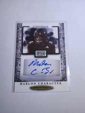 2021 Sage Premier Draft - Autographs Marlon Character #A36 (AU, RC)