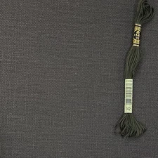 Wichelt Imports 28 ct linen country Espresso Dark Brown 27 x 18