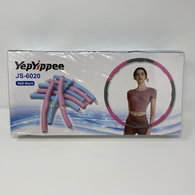 YepYippee Weighted Hula Hoop 2.2lb Exercise Hoop for Weight Loss Waist Training