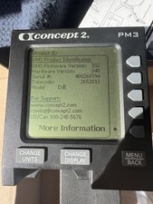 Concept2 PM3 + HR Sensor + Model D Arm