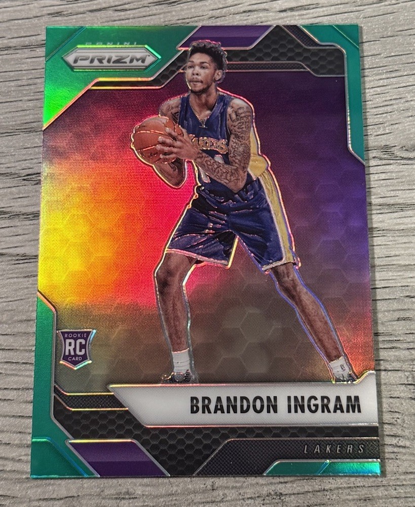 2016-17 Panini Prizm - Brandon Ingram #131 Green Prizm (RC)