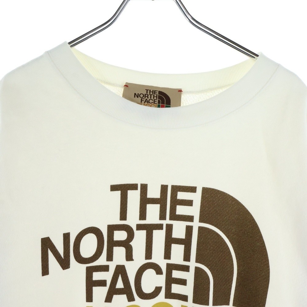 Gucci 21SS THE NORTH FACE COTTON SWEATSHIRT Double Name Logo Print Crew Neck Swe thumbnail 3