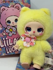 Liila's Lucky Cat V1 Sunshine Lemon Yellow Liila Plush Pendant