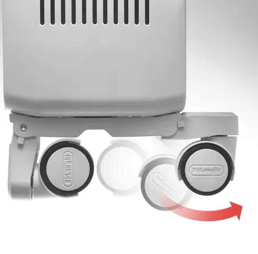 Radiador eléctrico lleno de aceite DeLonghi 1500W 5120 BTU - blanco (TRD50615E) Foto 3 de 4