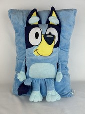 Bluey Plush Pillow Cuddle Buddy Excellent Condition Very Clean Soft 19"x 14" BG9