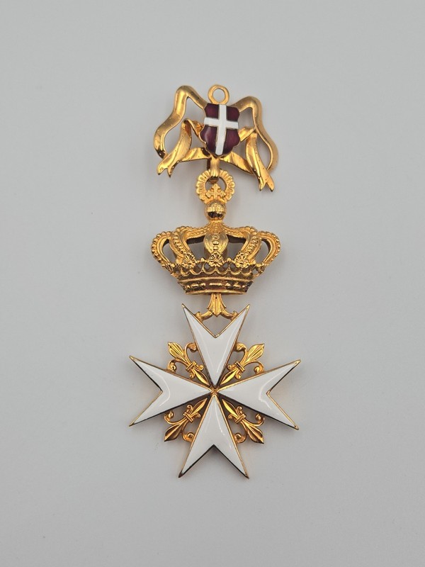 Sovereign Military Order of Malta Magisterial Commander Cross Neck Badge
