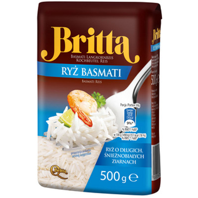 5906936678984 Ryż Britta Basmati 0,5 kg folia stabilo SAWEX