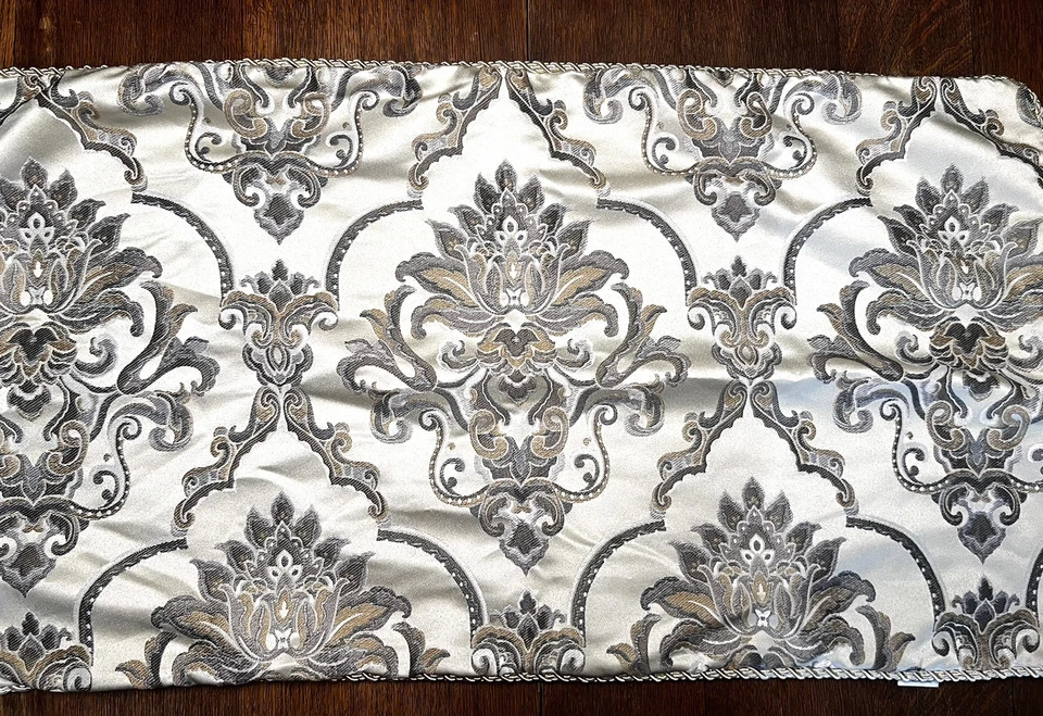 Пара наволочек Waterford Linens King Pillow Shams Gold Beige Gold Piping 20 X 36 дюймов - Изображение 2 из 4