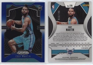 2019-20 Panini Prizm Rookie Blue Prizm /199 Cody Martin #278 Rookie RC