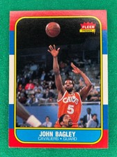 1986-87 Fleer Basketball Set Break John Bagley RC #5 NM Cavaliers
