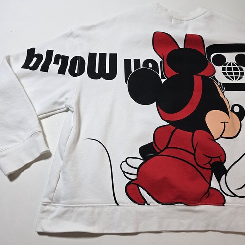 Suéter Pullover Cuello Redondo Delantero A Espalda Minnie Retro Parques Disney Talla XL - Imagen 11 de 13
