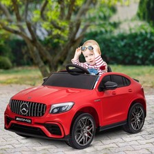 12V Ride On Toy Car for Kids with Remote Control, Red