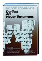 Der Text Des Neuen Testaments | Kurt Aland (U. A.) | Taschenbuch | 348 S. | 2013