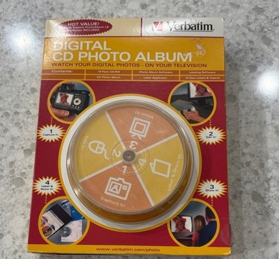 NWT Digital CD Photo Album Labels Pictures Personalize NEW!
