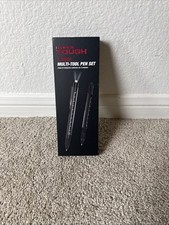 Hyper Tough 2-Piece Multi-Tool Pen Set Black