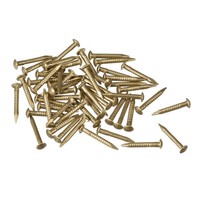 Kleine Winzige MessingnäGel 1,2X10Mm FüR Diy Dekorative Bilder Holzkisten 50Stk