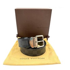 Louis Vuitton Authentic Ceinture Sydney Brown Damier Ebene Belt Size 100/40