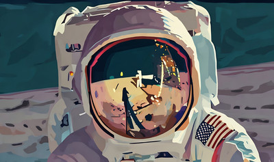 Weltraum Grußkarte Karten Geburtstag Get Well Sorry Freund Jubiläum Apollo 11
