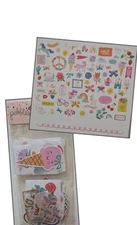Pebbles Cool Girl Ephemera Die-Cuts 74/Pkg-Icons, Gold Foil