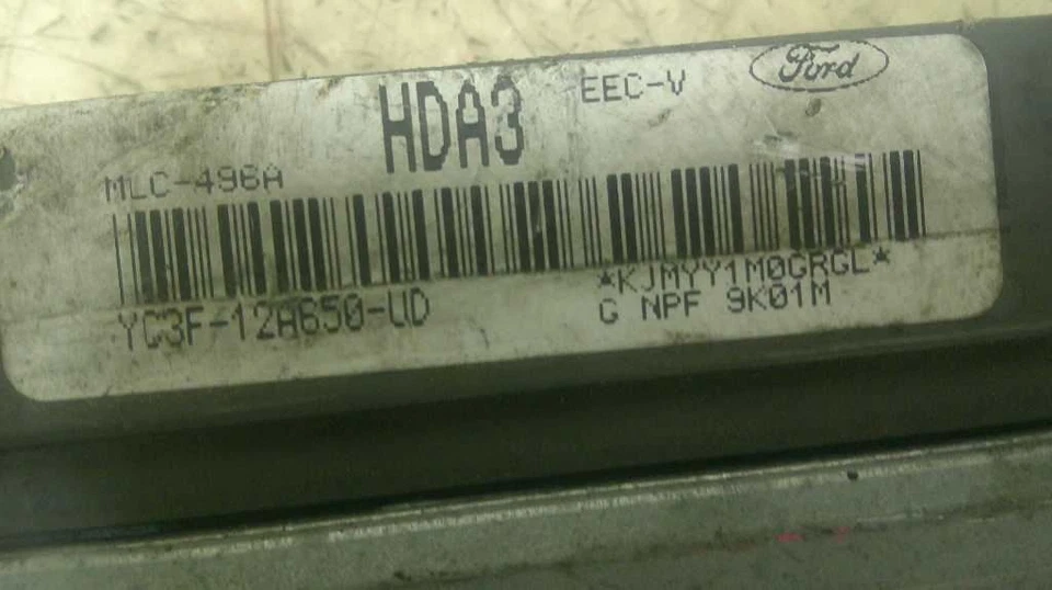 Unidad de control ECM del motor 5,4 L compatible con 00 FORD EXCURSION YC3F-12A650-UD YC3F12A650UD Foto 4 de 4