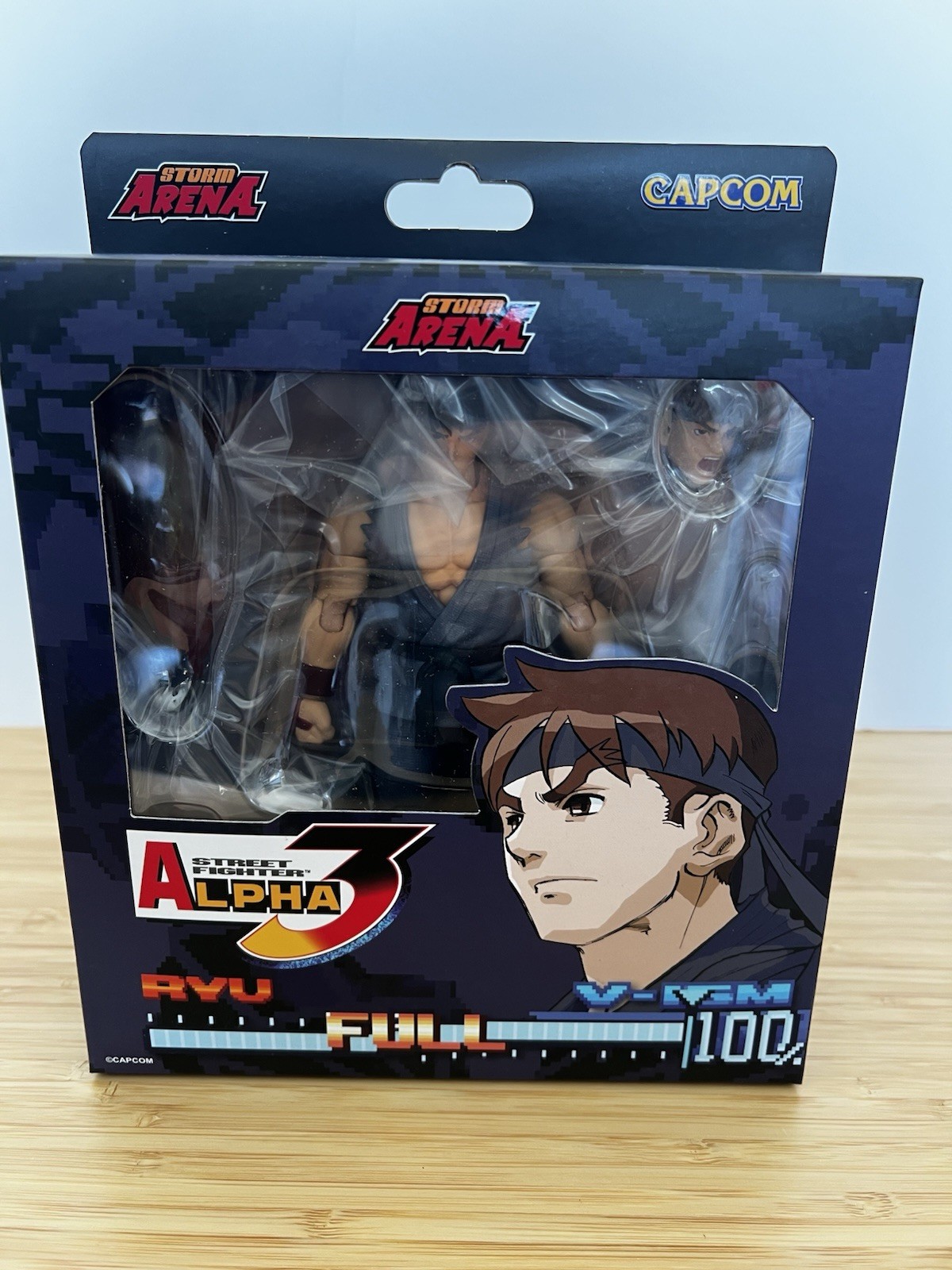 Storm Arena Ryu Black Gi Street Fighter Alpha 3  1/12 Action Figure - US Seller