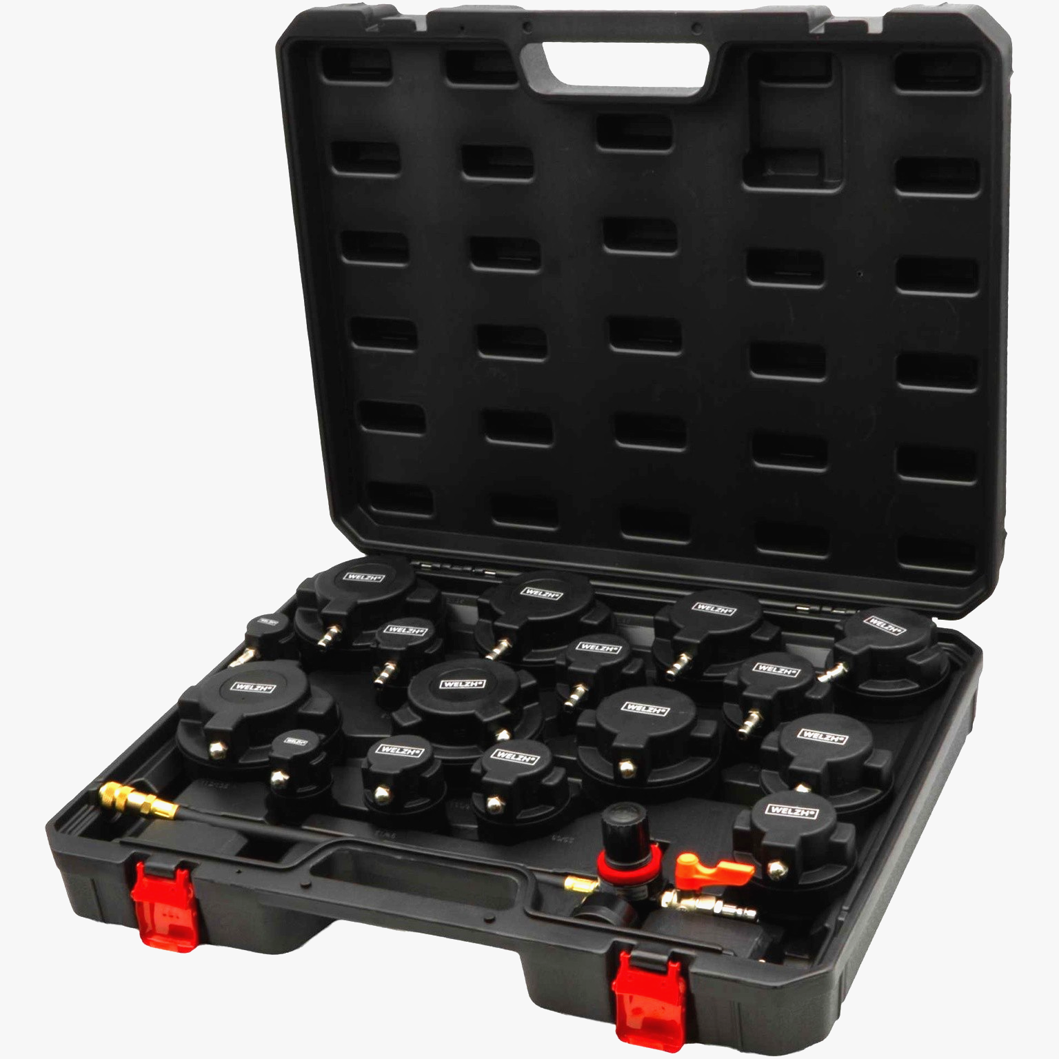 Welzh Werkzeug Turbo System Pressure Tester Kit Set With Stepped Adapter 6970-WW