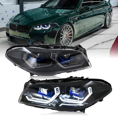Full LED Headlights For BMW 5 series F10 F11 F18 2011-2013 Head Lamps Animation