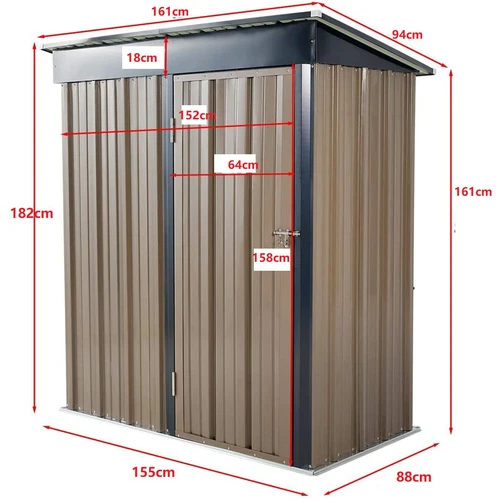 Metal Garden Shed 6 X 4, 8 X 4, 8 X 6, 10 X 8 Garden Storage WITH FREE BASE New - Picture 24 of 58