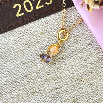 Rapunzel Inspired Necklace – Dainty Gold Jewelry, Fairy Tale Charm,  Princess