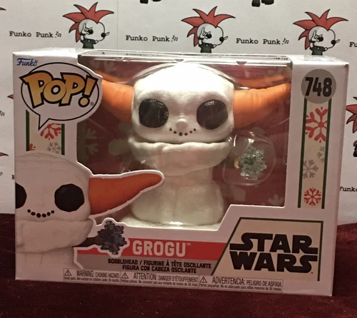 Funko The Mandalorian POP! Star Wars Grogu Snowman Vinyl Figure #748 [Holiday]