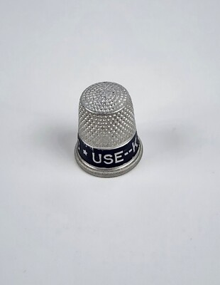 Kasco Feeds Sewing Thimble ''Use Kasco Feeds'' Advertising