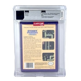 NES Street Fighter 2010 WATA 9.8 Factory Sealed Graded Nintendo Game