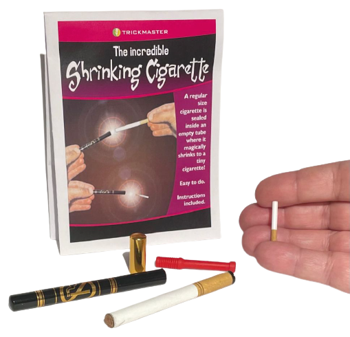 STOP SMOKING CIGARETTE Bar + 3 Magic Tricks Vanishing Tube Mini Shrinking  Gag