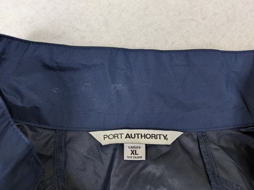 PORT AUTHORITY - WOMEN'S BLUE LIGHT WEIGHT WINDBREAKER JACKET - SIZE XL - Picture 6 of 6