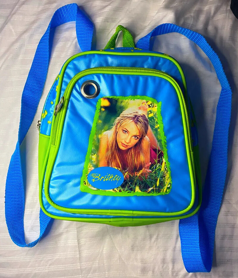 Rare Britney Spears Backpack Circa 1990s Fashion 1999 2000 Walkman