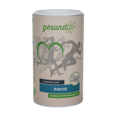 Ribose - D-Ribose Pulver - 250 g Dose - gesundo