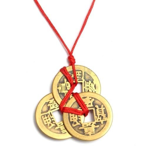 Good Lucky Chinese Coins Traditional Feng Shui Coin Fortune Wealth Good Lucky Chinese Coins Traditional Feng Shui Coin Fortune Wealth Br Chain Ebay