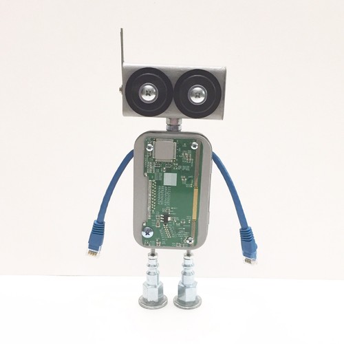 WIRED (Found Objects Robot Sculpture / Assemblage Robot Figurine) - Photo 2 sur 5