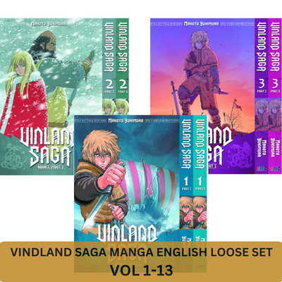 Manga Vinland Saga Volume 1-13 (Part1&2) English Version SINGLE BOOK